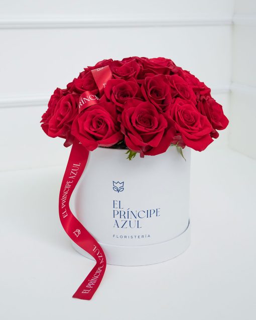 Box de rosas rojas