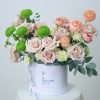 Arreglo elegante de flores pasteles